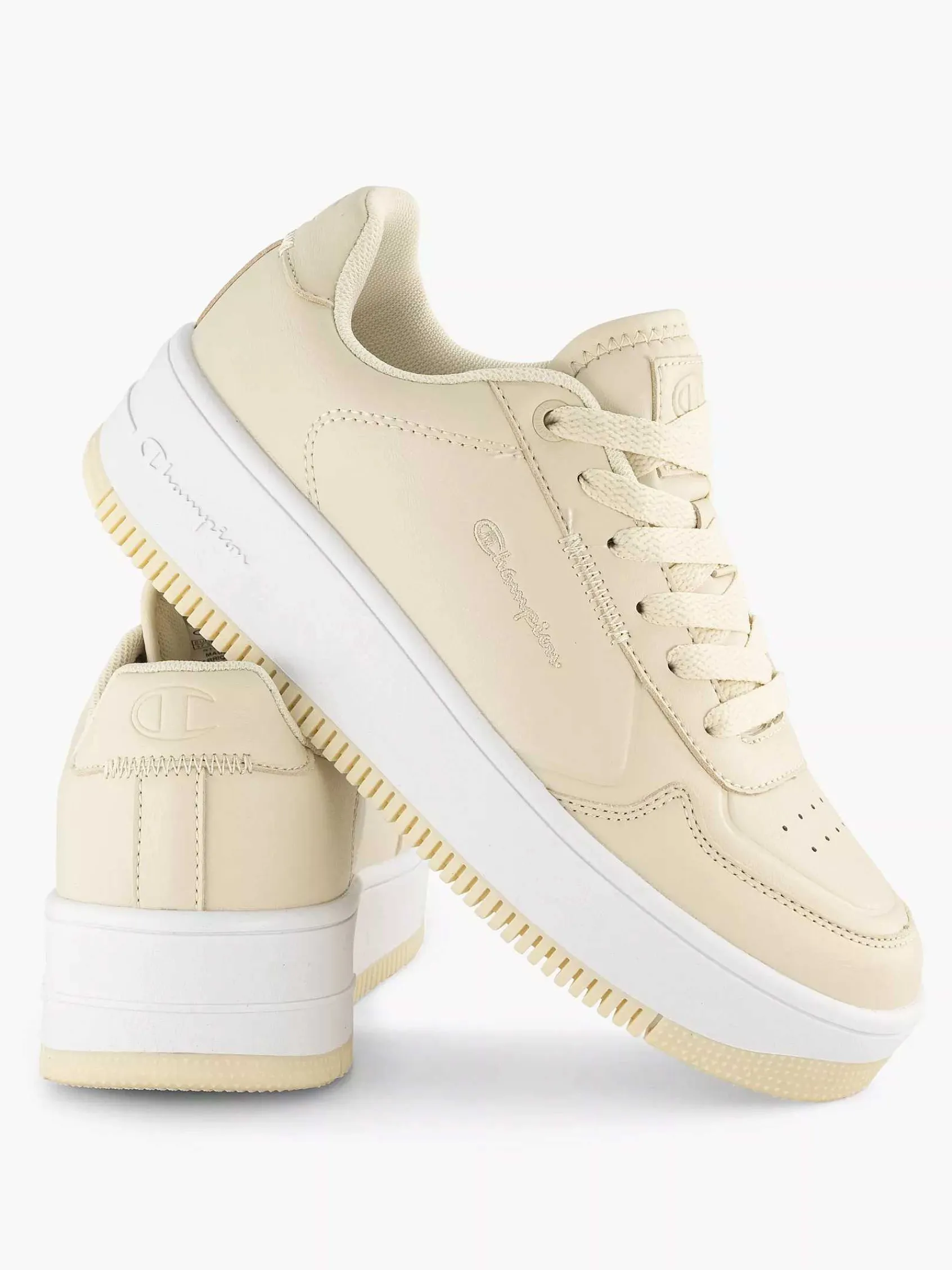 Sneakers|Champion Beige Rebound Platform Low