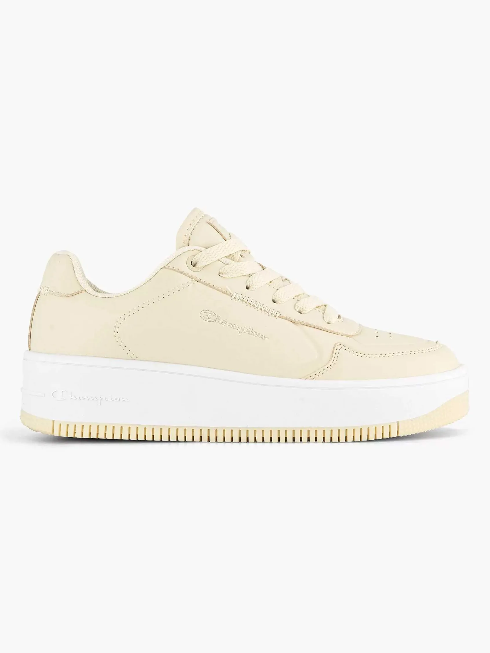 Sneakers|Champion Beige Rebound Platform Low