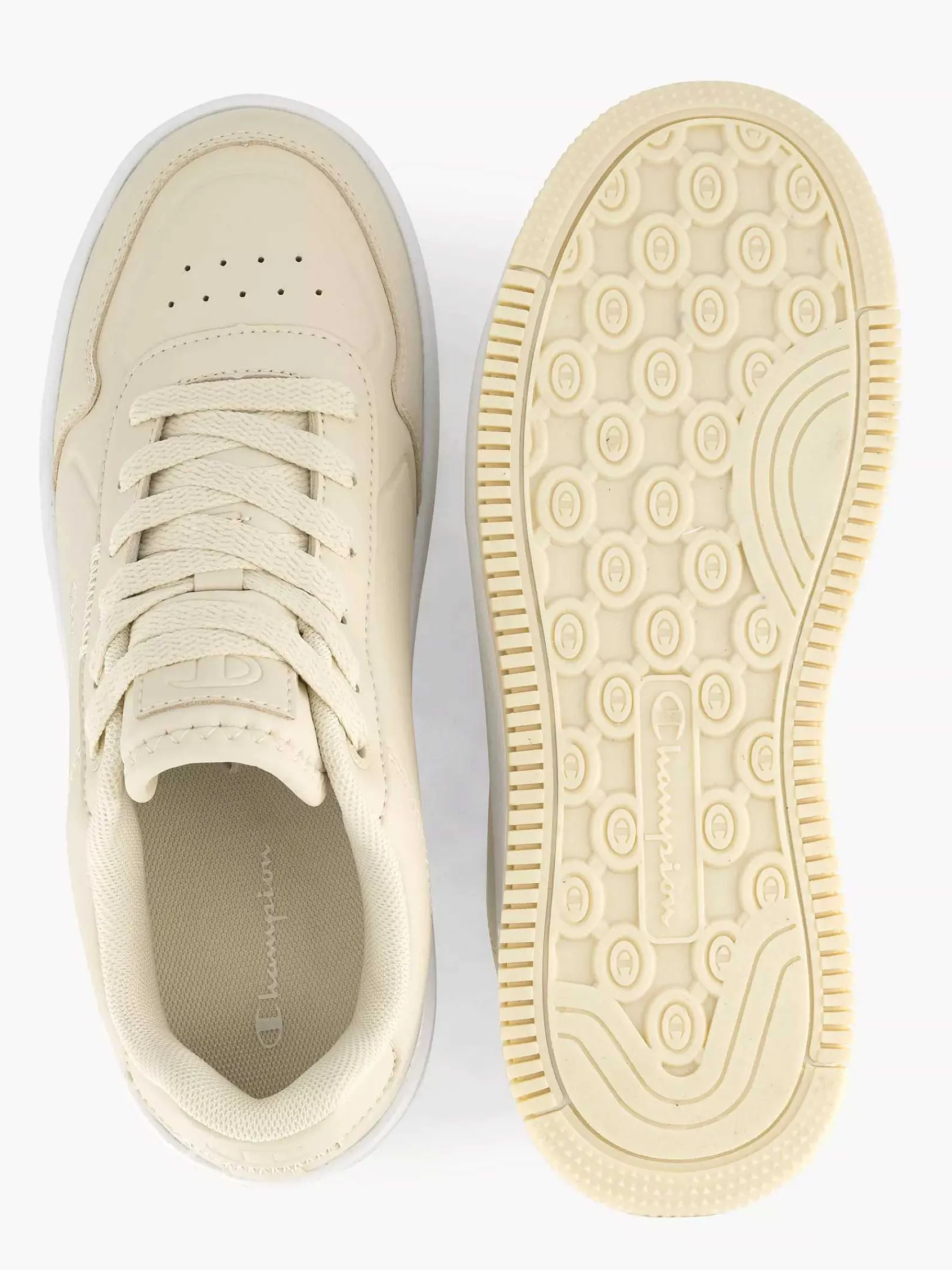 Sneakers|Champion Beige Rebound Platform Low
