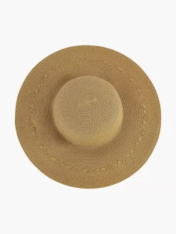 Online Exclusive Accessoires|Graceland Beige Rieten Strandhoed