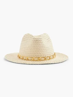 Online Exclusive Accessoires|Graceland Beige Rieten Strandhoed