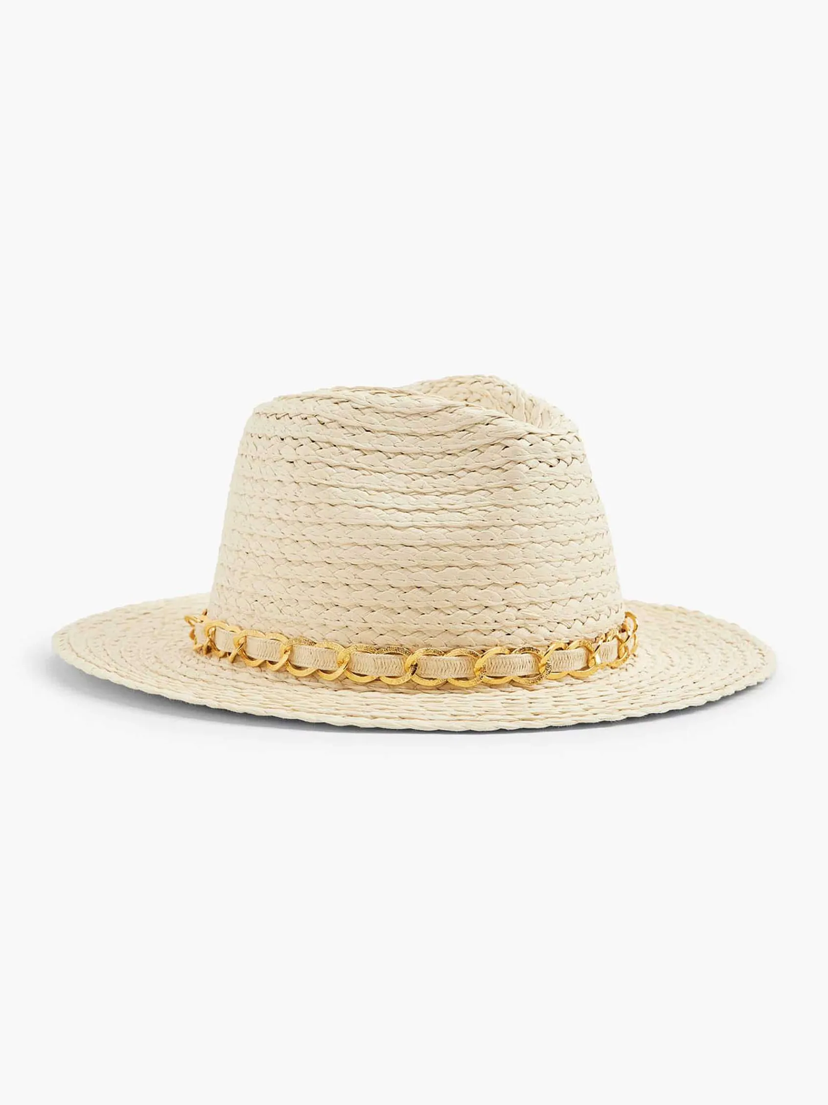 Online Exclusive Accessoires|Graceland Beige Rieten Strandhoed