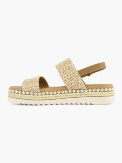 Sandalen|Graceland Beige Sandaal