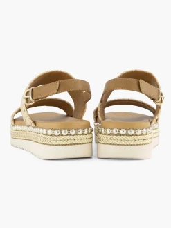Sandalen|Graceland Beige Sandaal