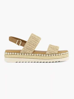 Sandalen|Graceland Beige Sandaal