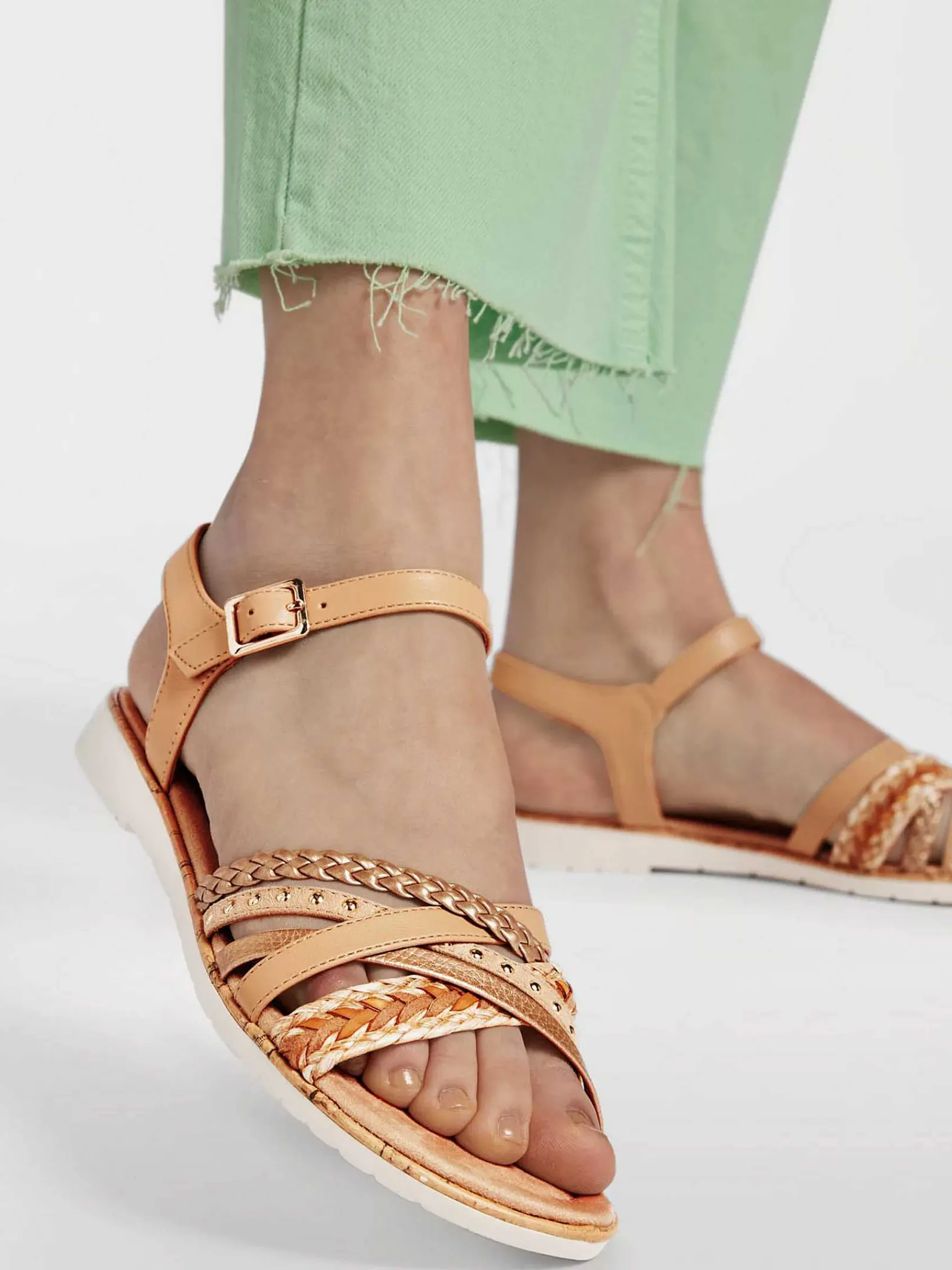 Sandalen|Graceland Beige Sandaal