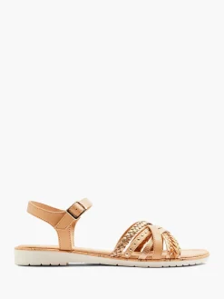 Sandalen|Graceland Beige Sandaal