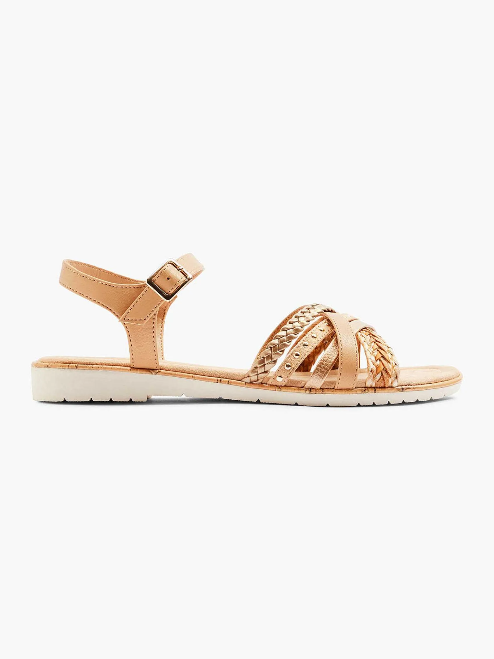Sandalen|Graceland Beige Sandaal