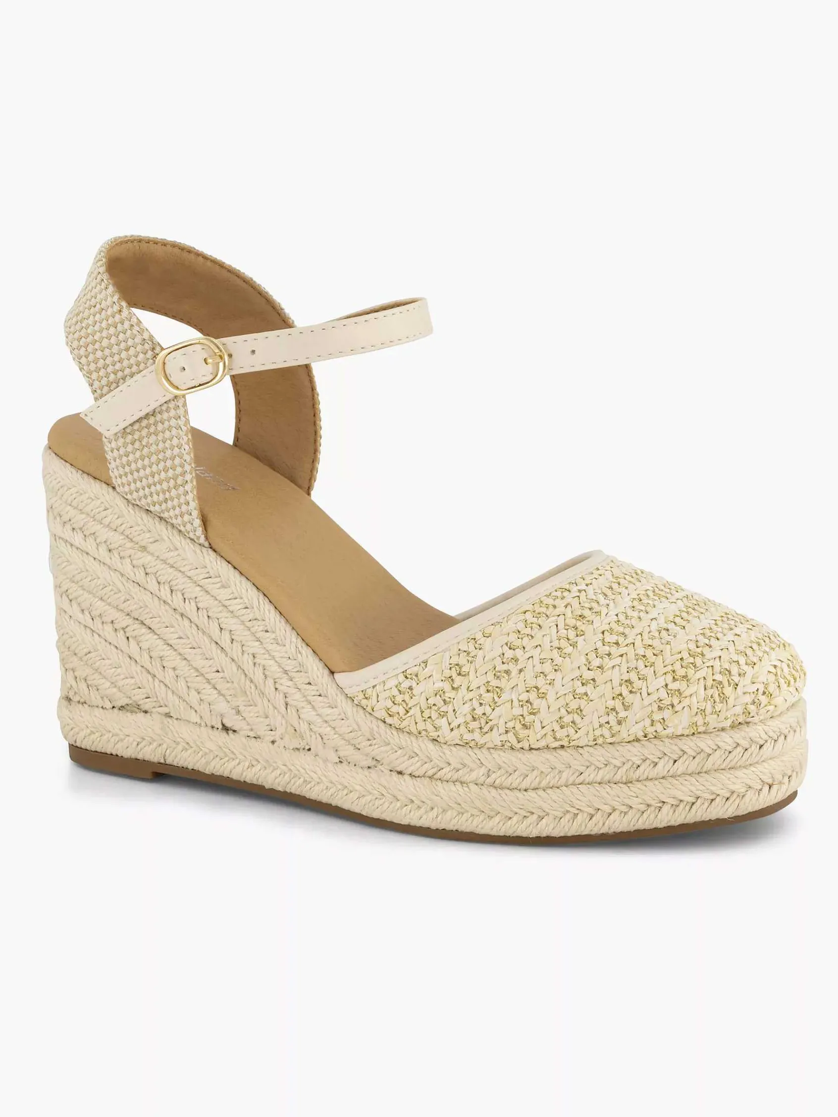 Pumps|Graceland Beige Sandaal Sleehak