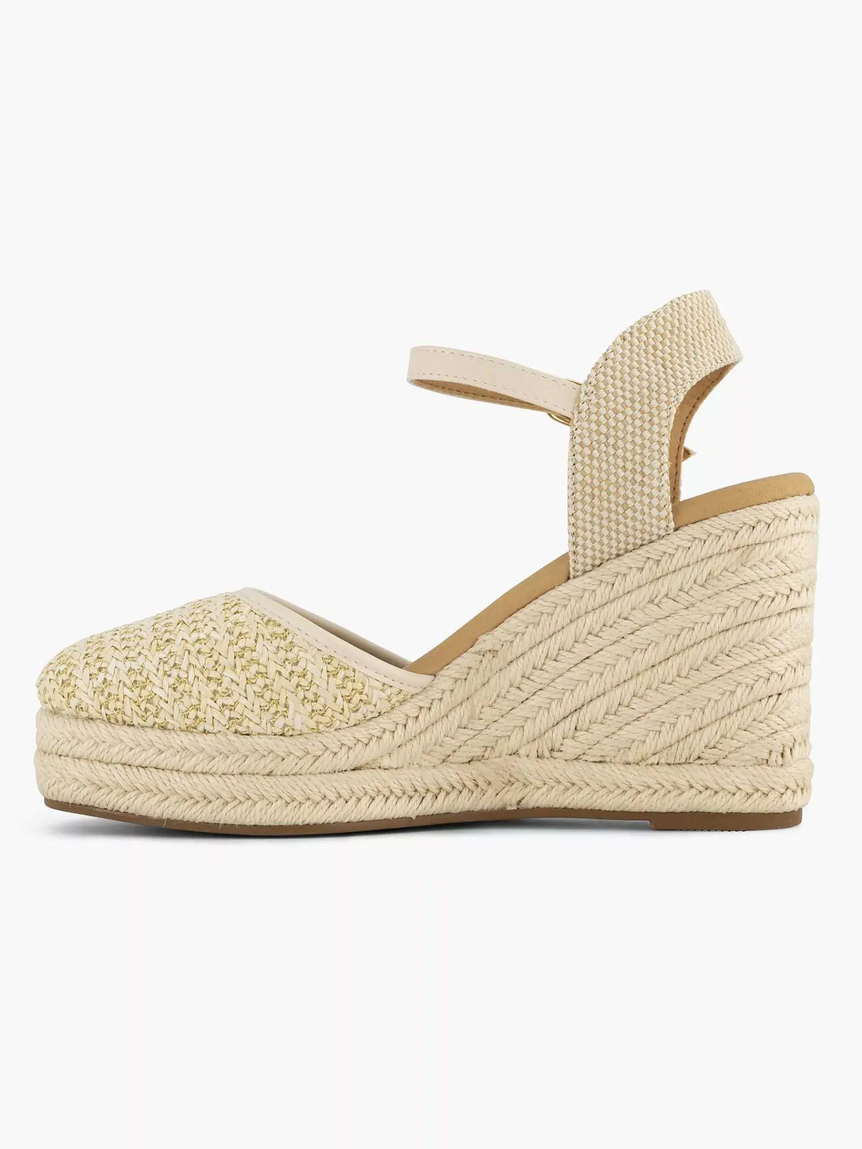Pumps|Graceland Beige Sandaal Sleehak