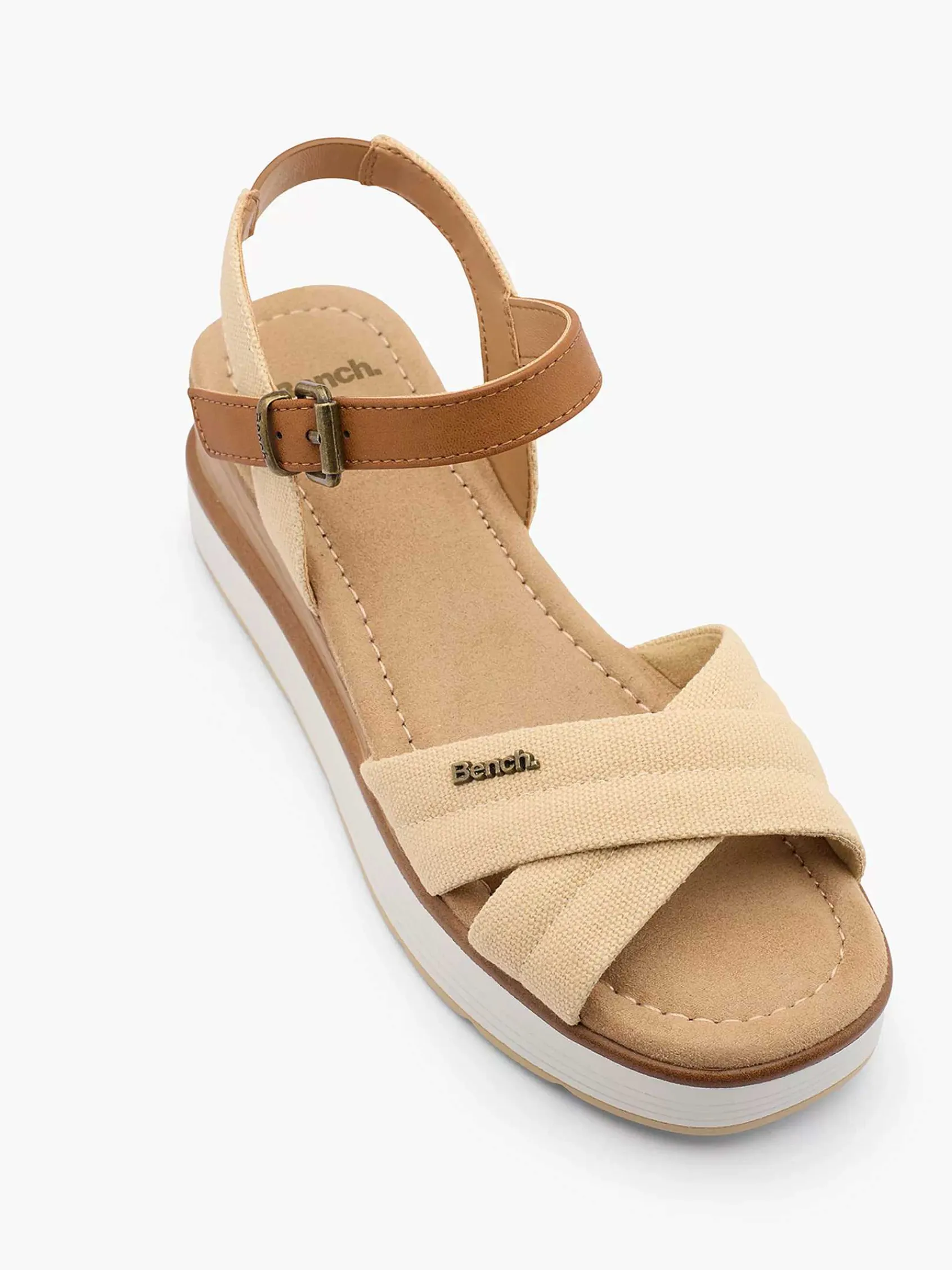 Sandalen|Bench Beige Sandalette Sleehak