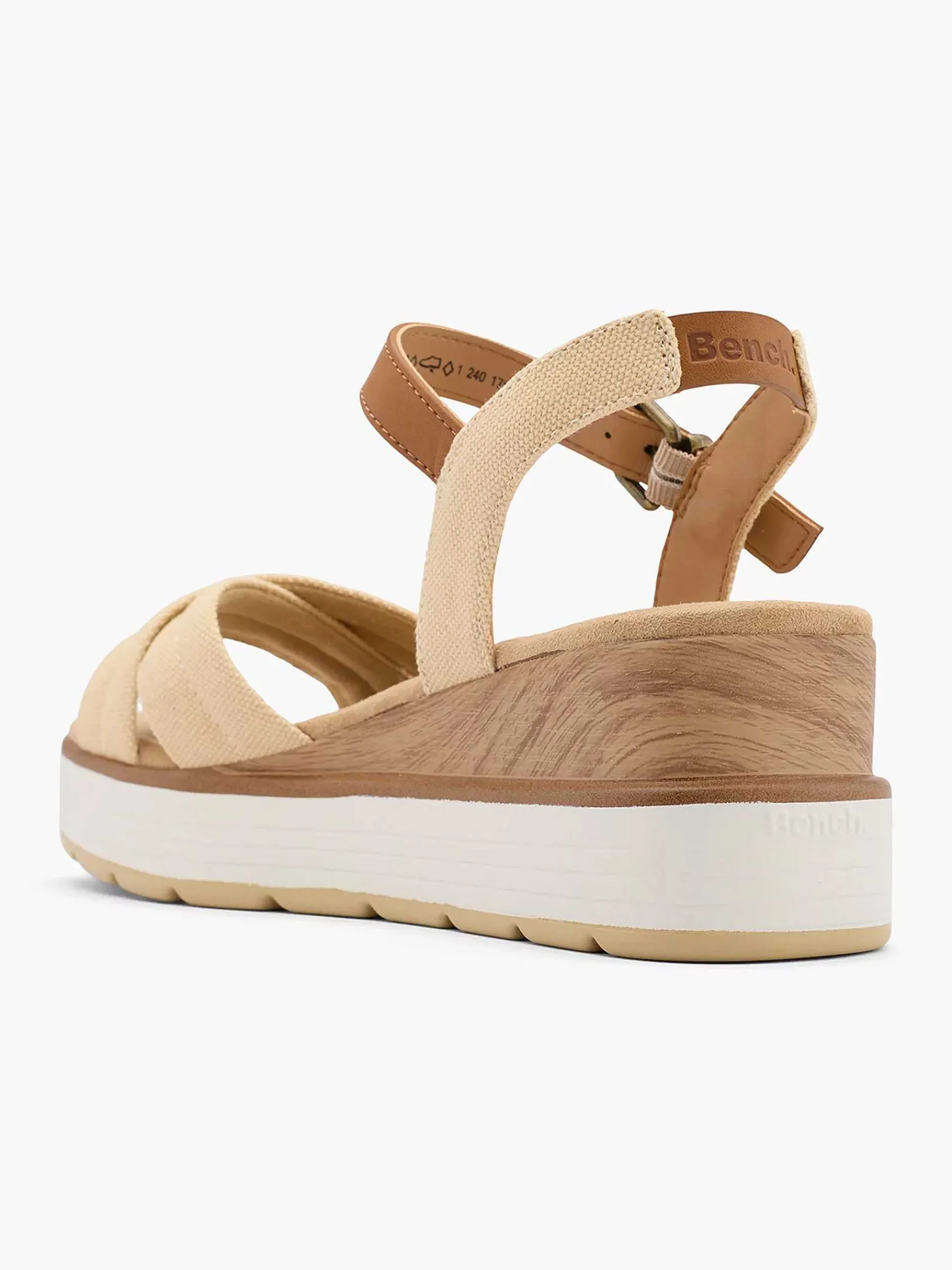 Sandalen|Bench Beige Sandalette Sleehak