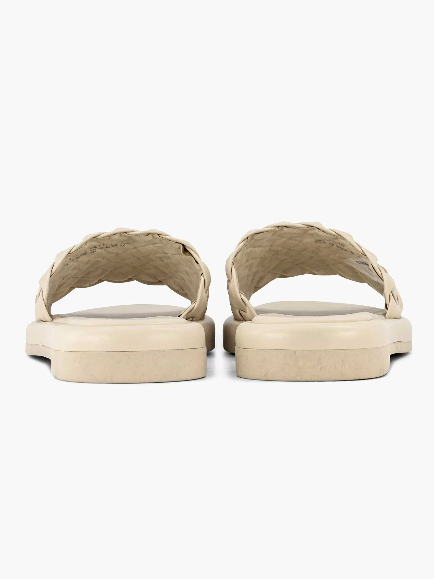 Slippers|Graceland Beige Slipper Gevlochten