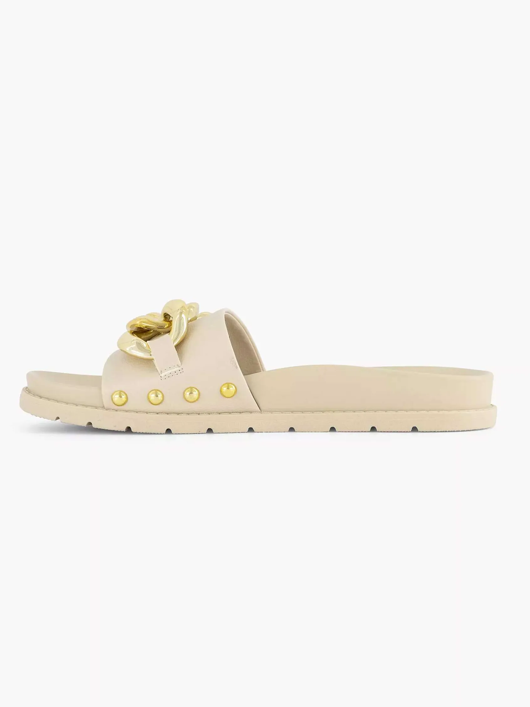 Slippers|Oxmox Beige Slipper Sierketting