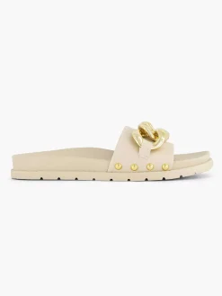 Slippers|Oxmox Beige Slipper Sierketting