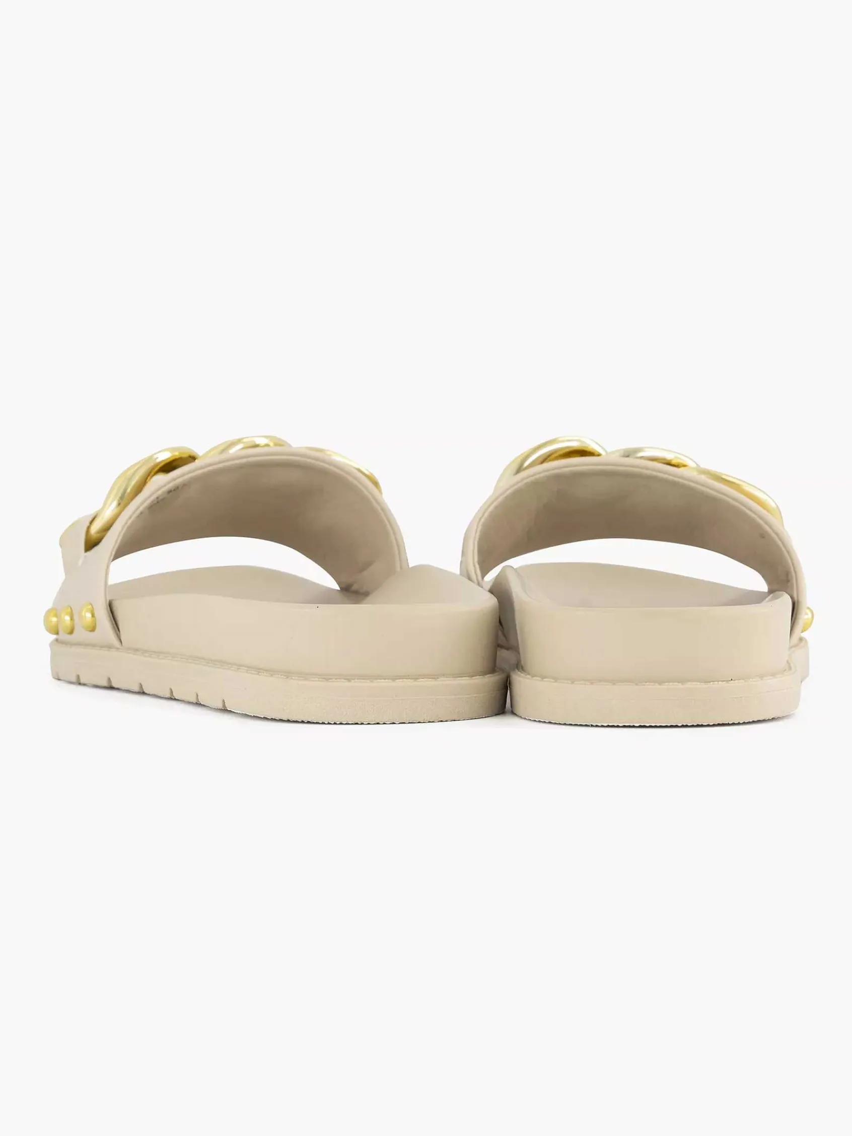 Slippers|Oxmox Beige Slipper Sierketting