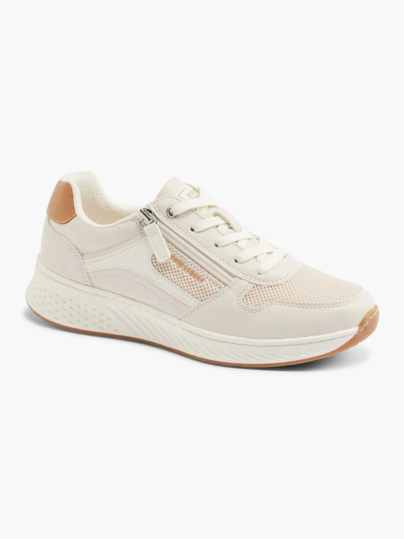 Comfort Schoenen|Easy Street Beige Sneaker