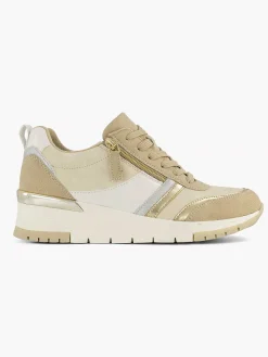 Comfort Schoenen|Easy Street Beige Sneaker