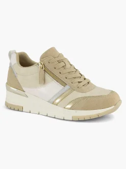 Comfort Schoenen|Easy Street Beige Sneaker