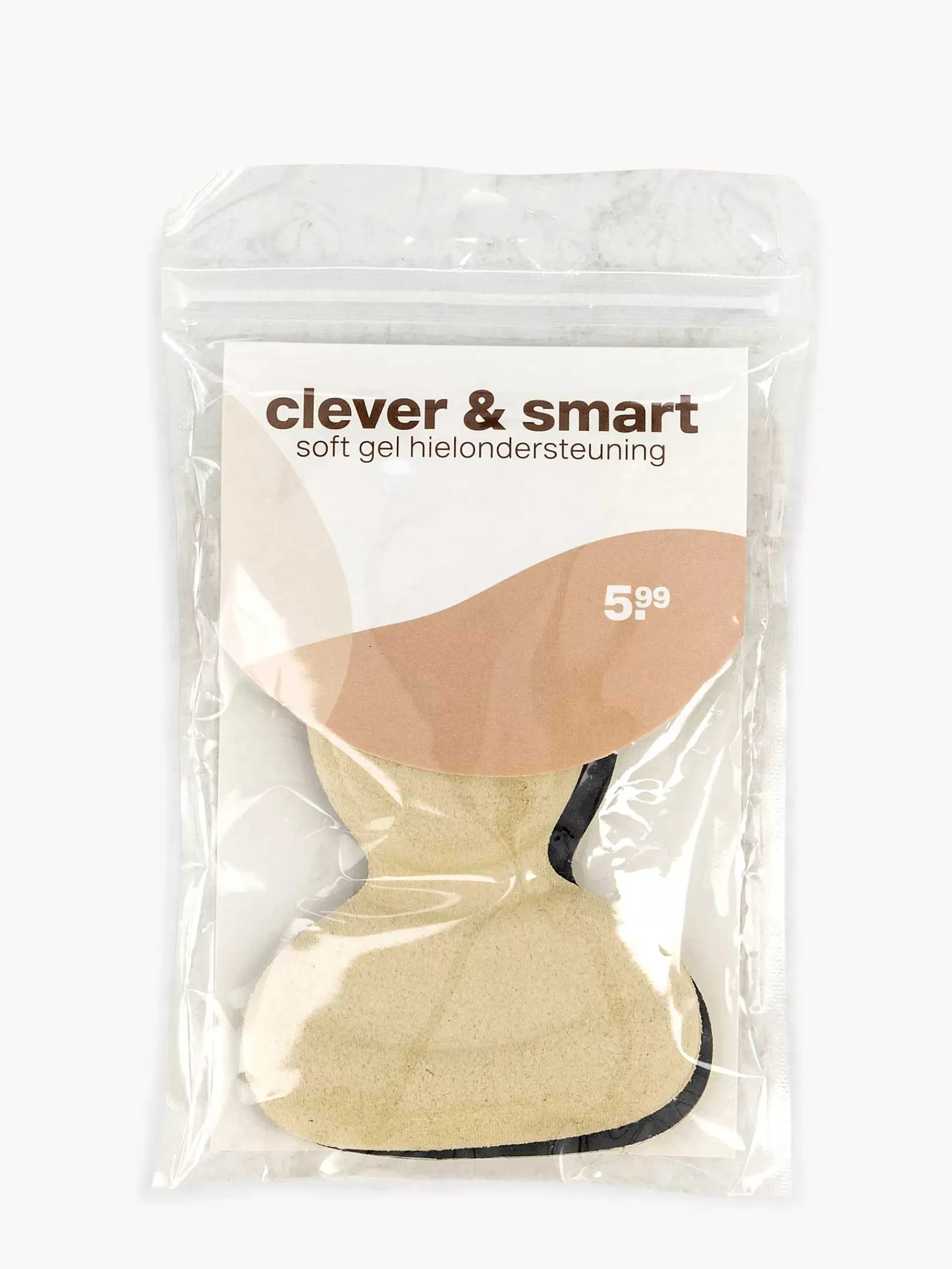 Jongensschoenen|vanHaren Beige Soft-Gel - Hieldemping