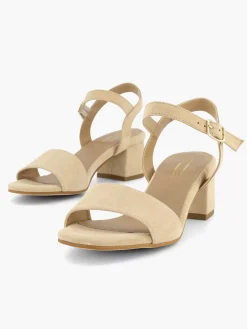 Pumps|5th Avenue Beige Suede Sandalette