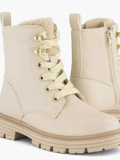 Jongensschoenen|Oxmox Beige Veterboot