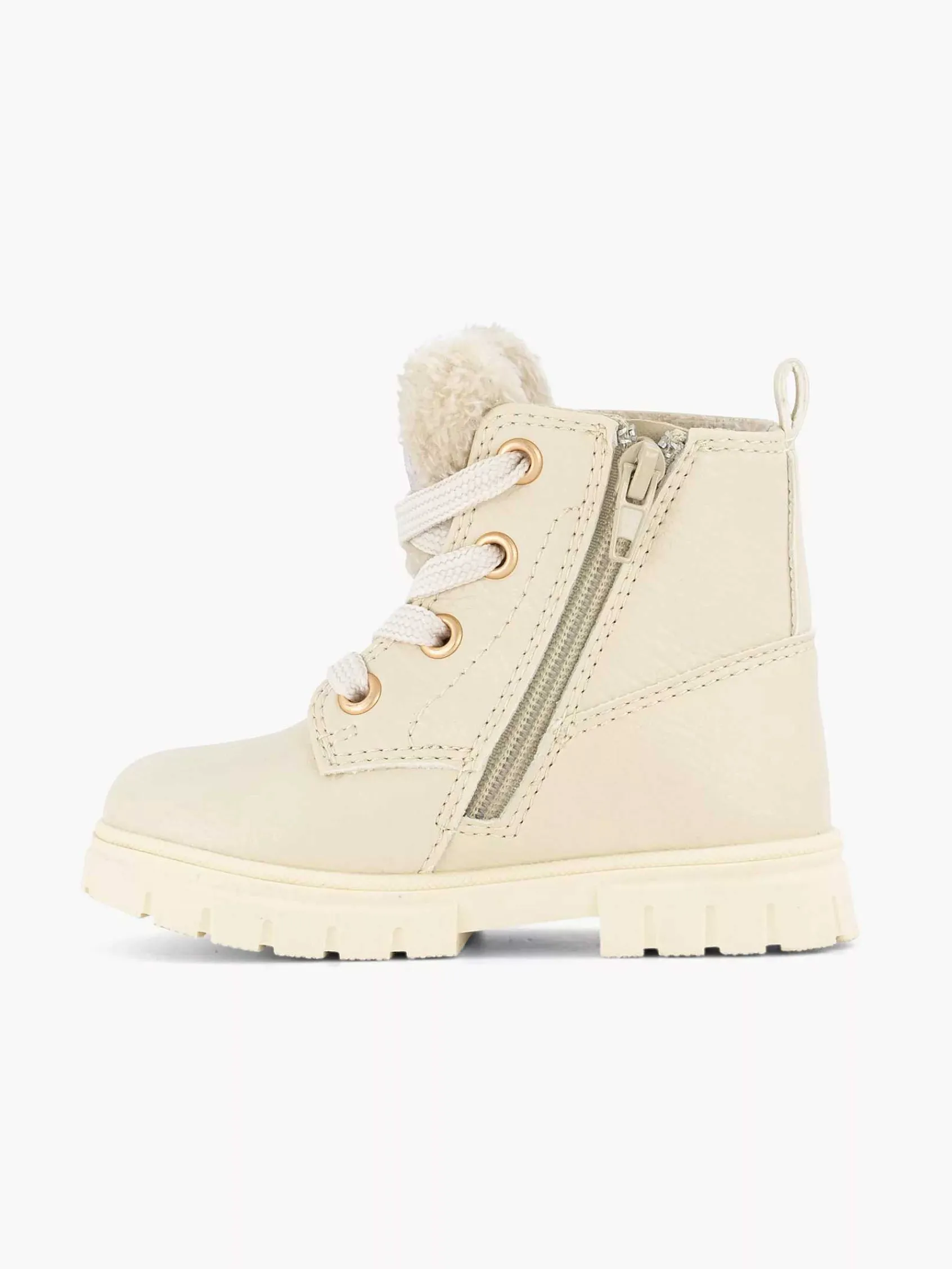 Babyschoenen|Graceland Beige Veterboot Teddy
