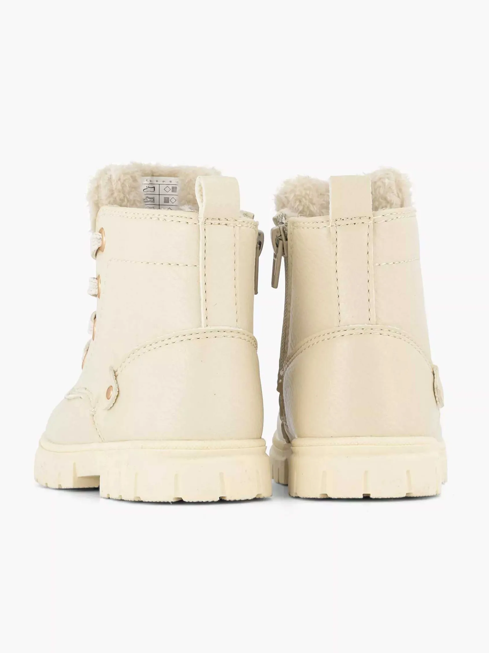 Babyschoenen|Graceland Beige Veterboot Teddy