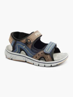 Jongensschoenen|FILA Blauw/ Bruine Sandaal