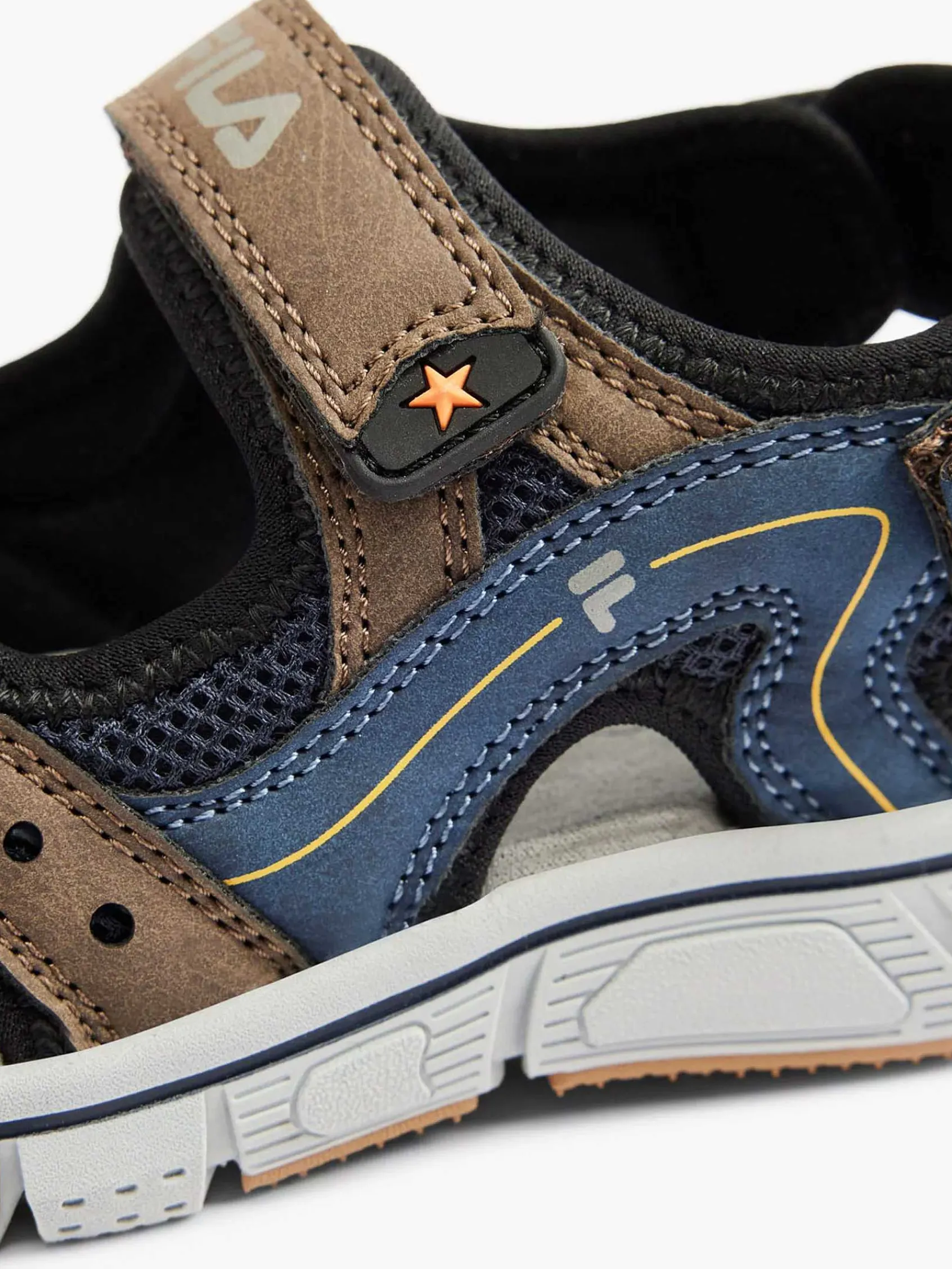 Jongensschoenen|FILA Blauw/ Bruine Sandaal