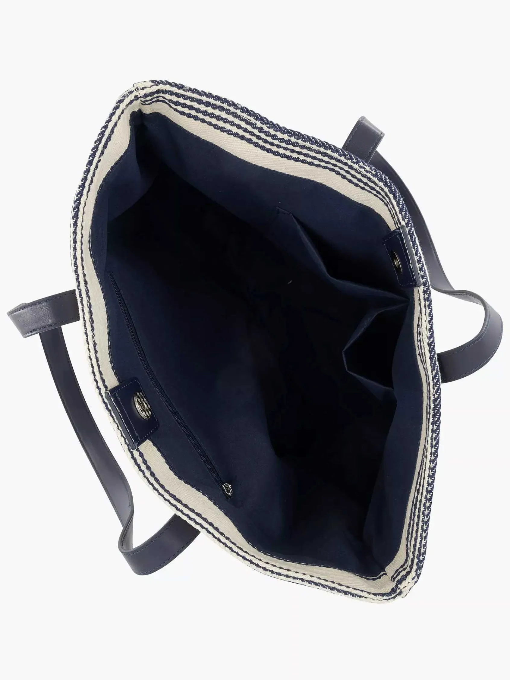 Online Exclusive Accessoires|Graceland Blauw/ Witte Strandtas