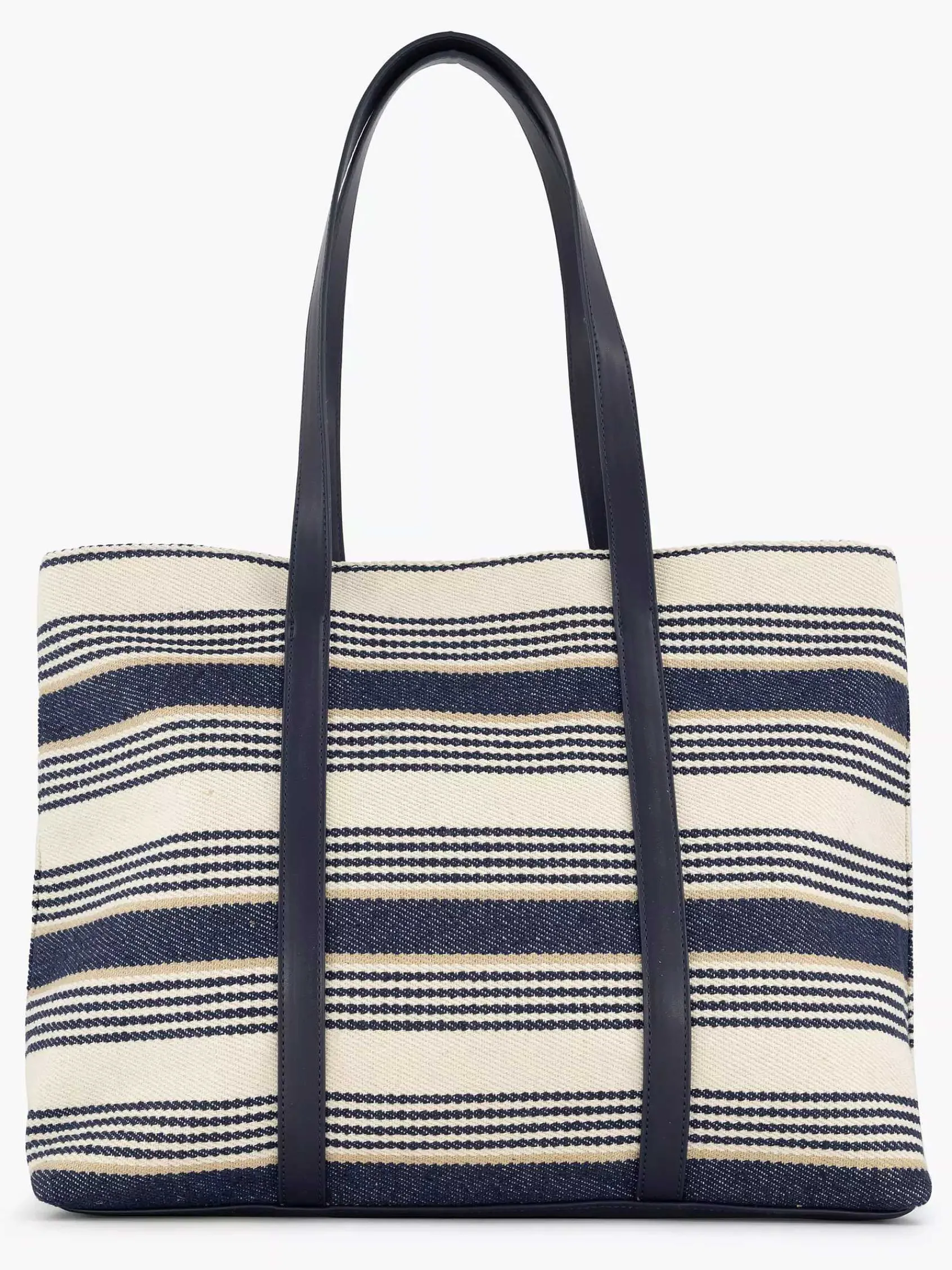 Online Exclusive Accessoires|Graceland Blauw/ Witte Strandtas