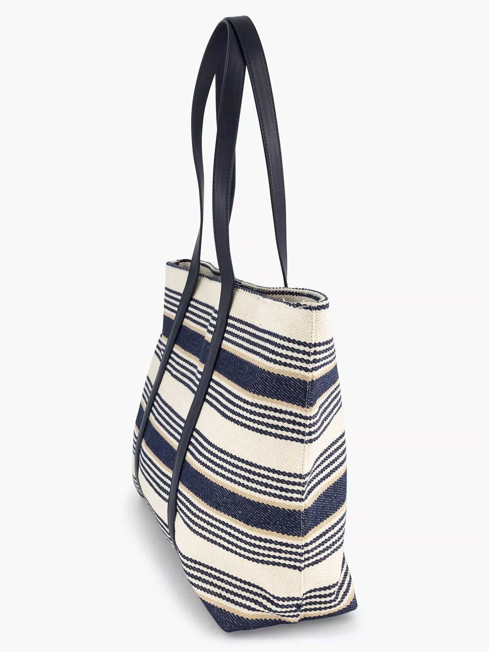 Online Exclusive Accessoires|Graceland Blauw/ Witte Strandtas