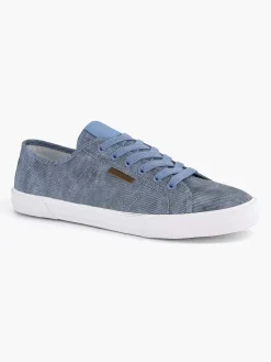 Sneakers|Memphis One Blauwe Canvas Sneaker