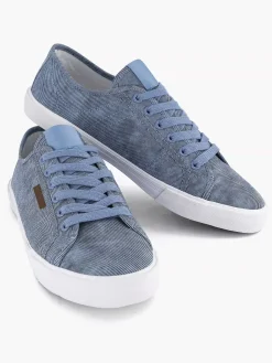 Sneakers|Memphis One Blauwe Canvas Sneaker