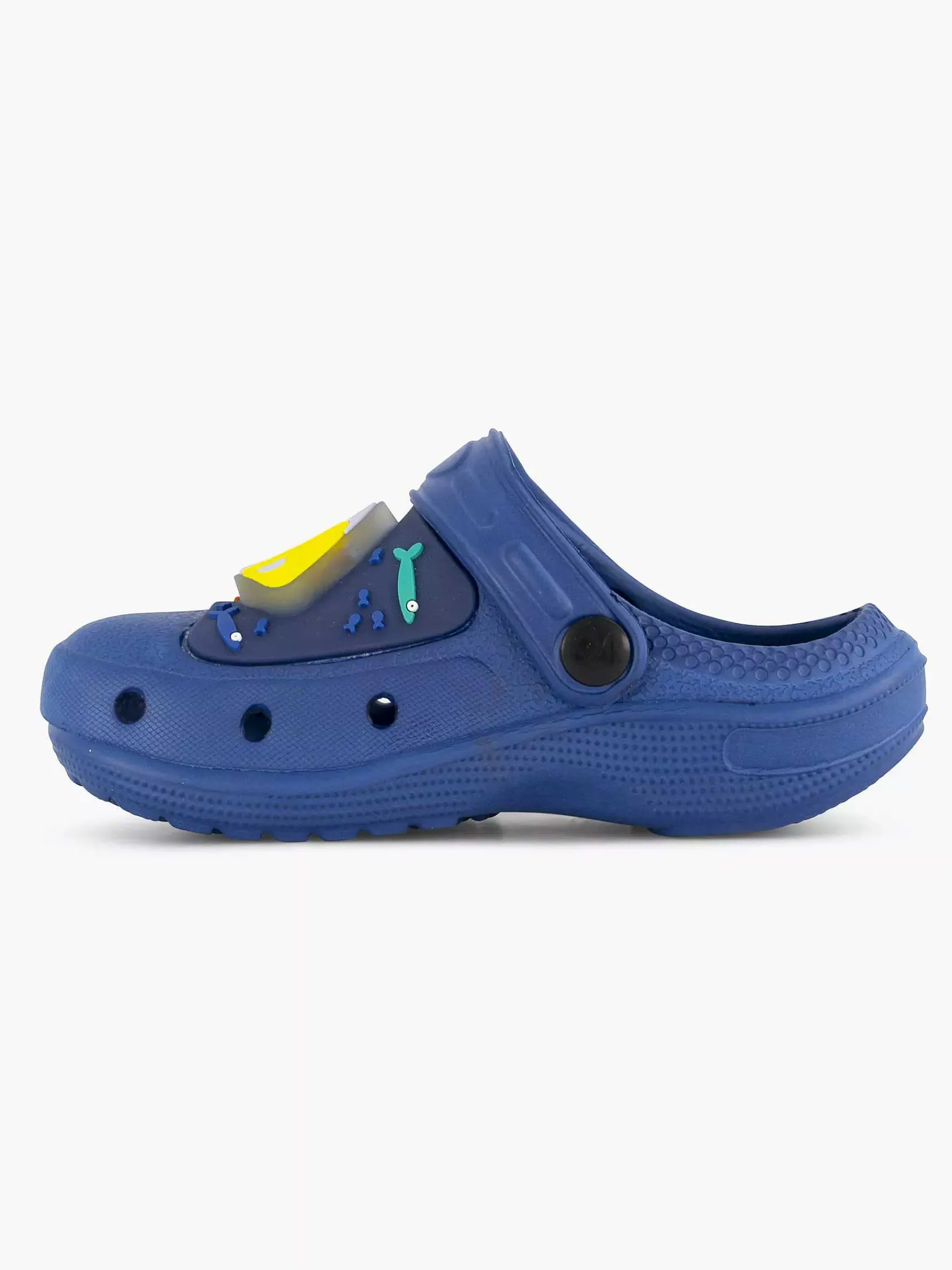 Babyschoenen|Blue Fin Blauwe Clog Lichtjes