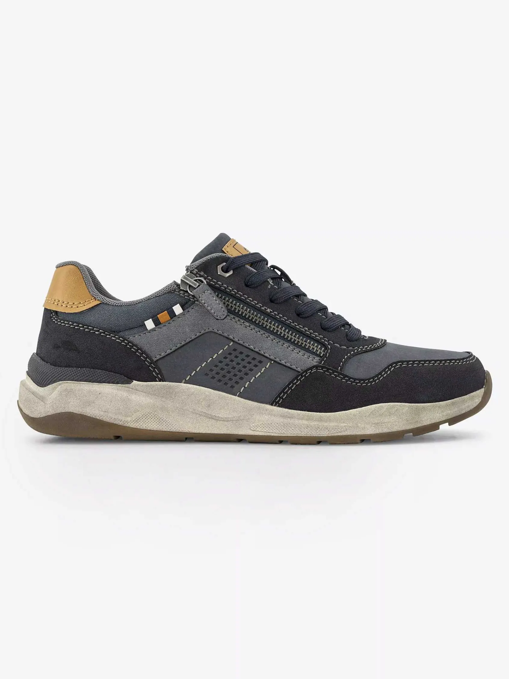 Instappers|Easy Street Blauwe Comfort Veterschoen