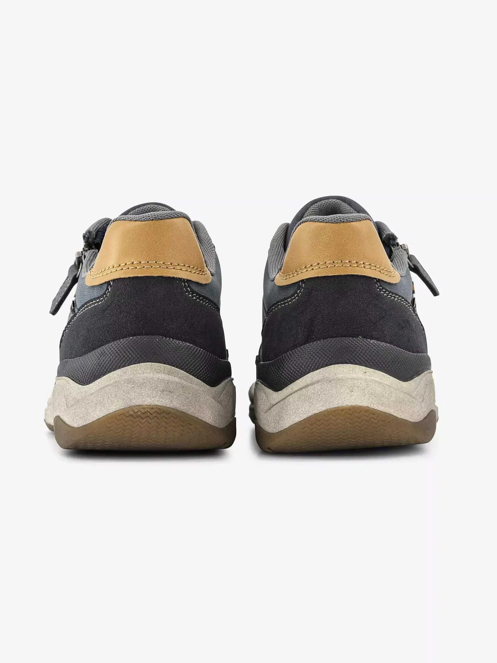 Instappers|Easy Street Blauwe Comfort Veterschoen