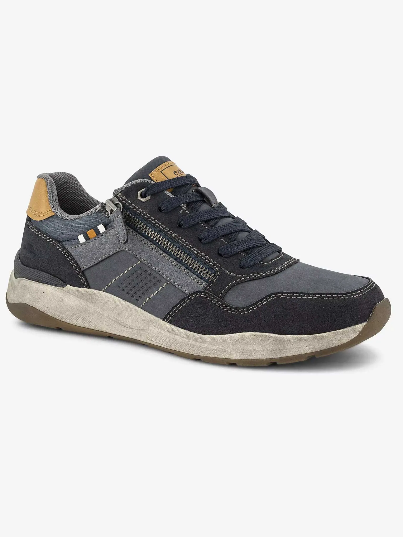 Instappers|Easy Street Blauwe Comfort Veterschoen