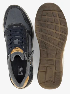 Instappers|Easy Street Blauwe Comfort Veterschoen