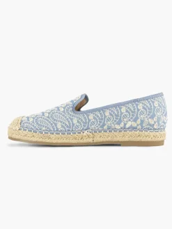 Instappers|Graceland Blauwe Espadrille