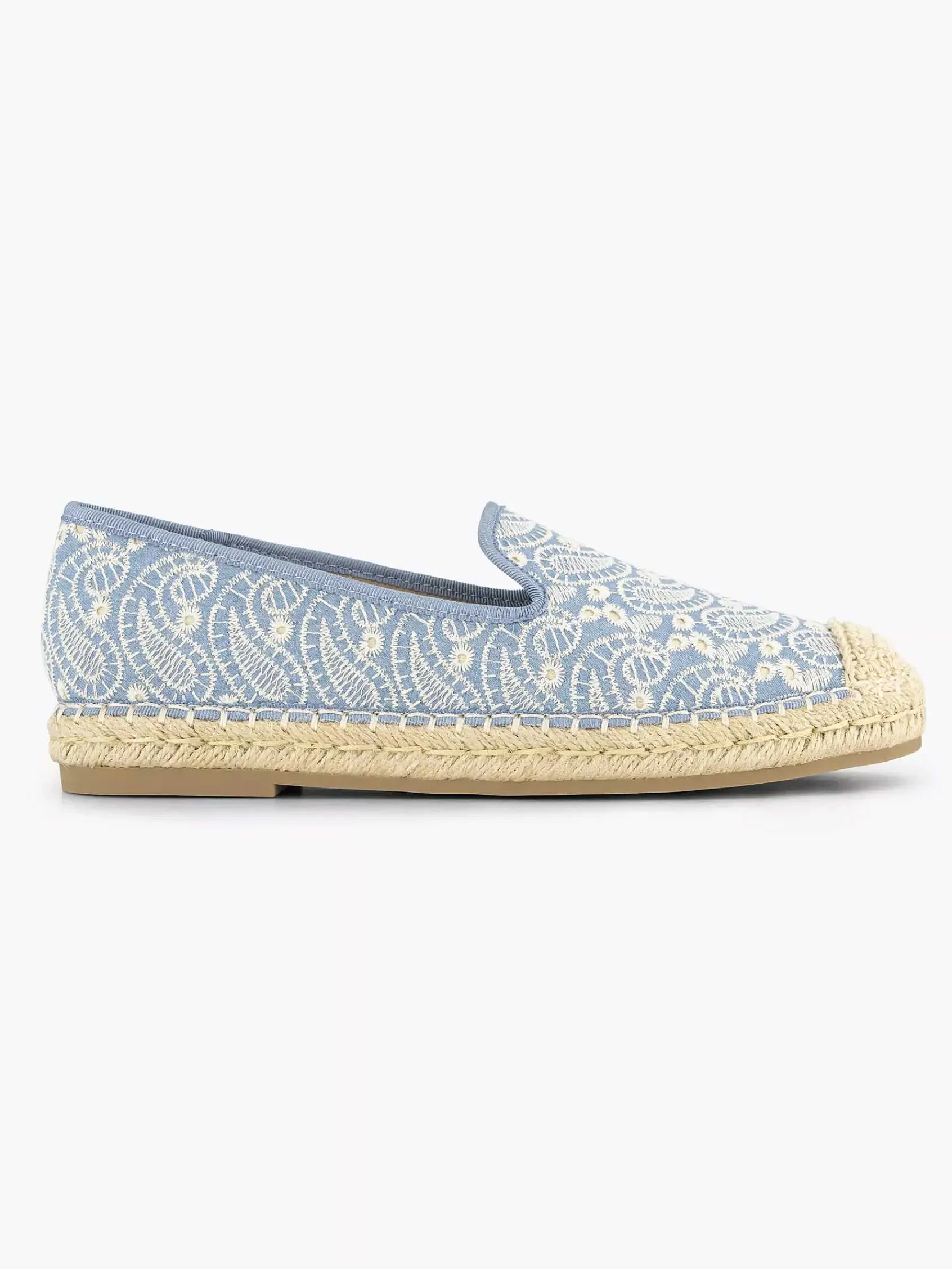 Instappers|Graceland Blauwe Espadrille