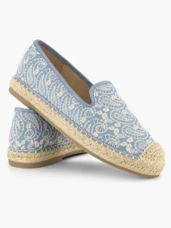 Instappers|Graceland Blauwe Espadrille