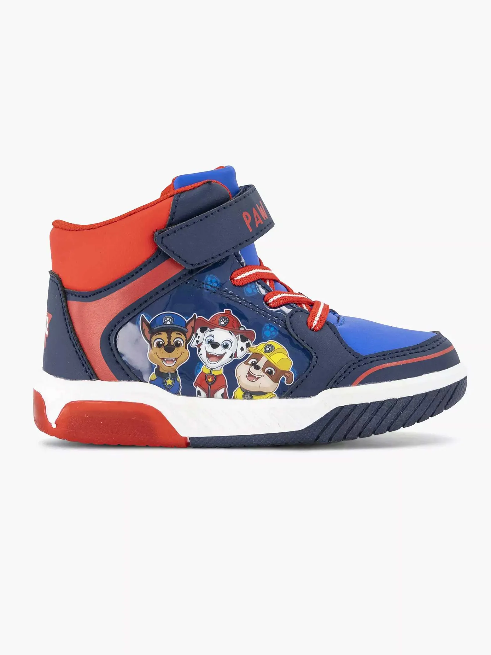 Jongensschoenen|PAW Patrol Blauwe Hoge Sneaker Lichtjes