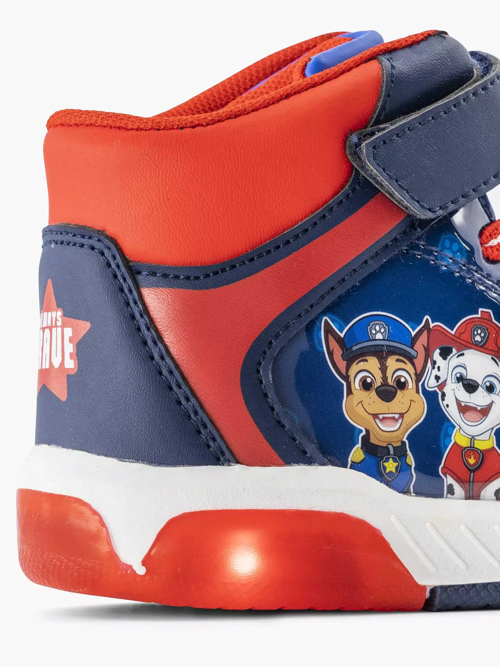 Jongensschoenen|PAW Patrol Blauwe Hoge Sneaker Lichtjes