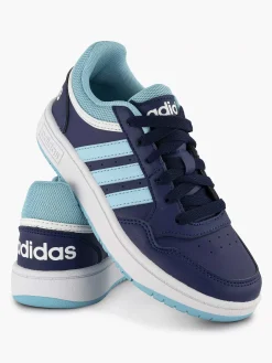 Jongensschoenen|adidas Blauwe Hoops 3.0 K