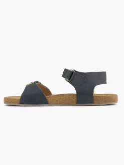 Jongensschoenen|Vty Blauwe Leren Sandaal