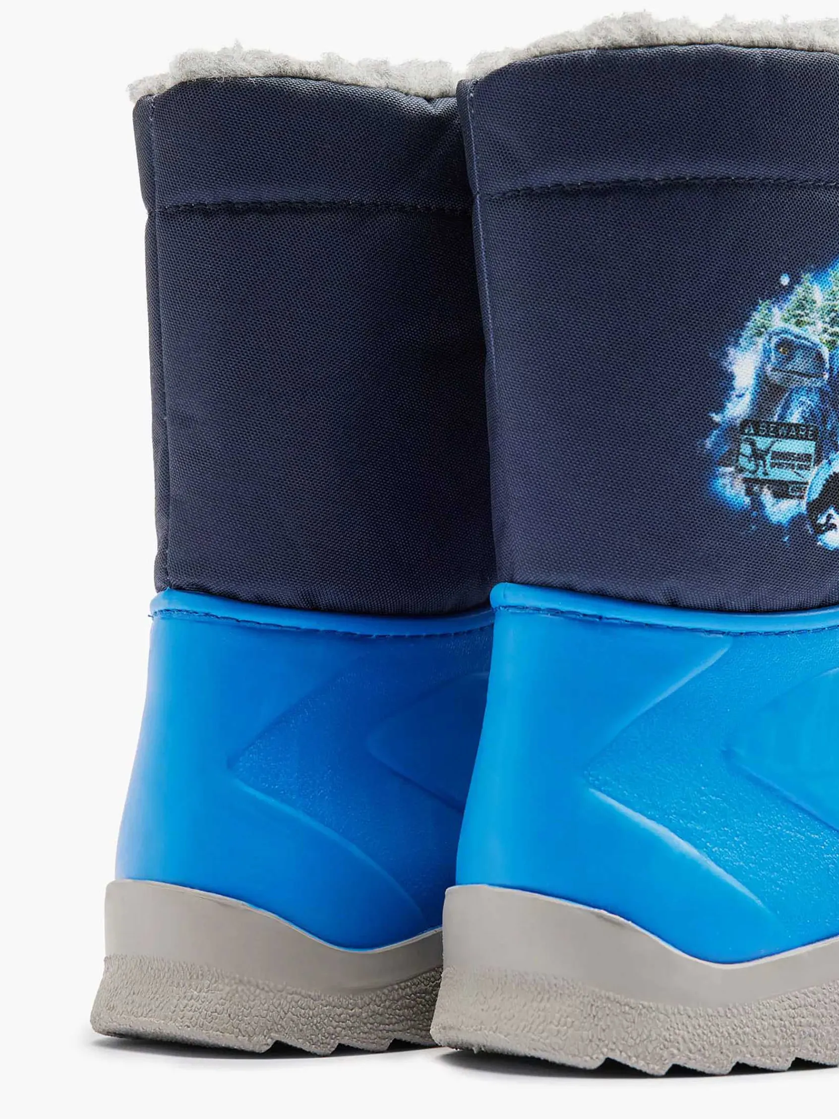 Babyschoenen|Jurassic World Blauwe Regenlaars Dino Gevoerd