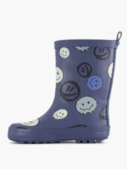 Jongensschoenen|Landrover Blauwe Regenlaars Smiley