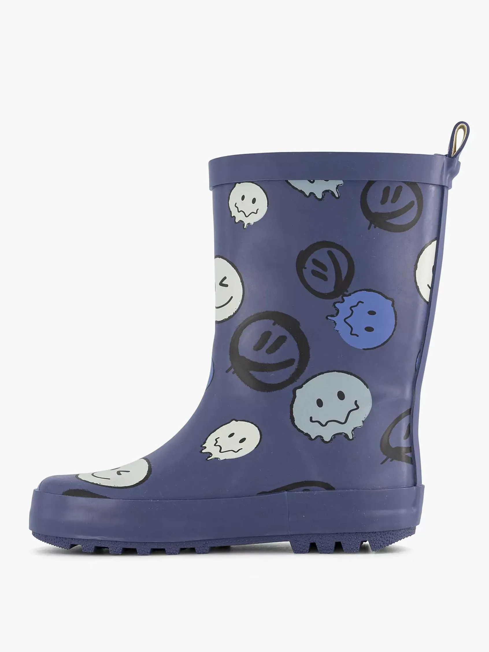 Jongensschoenen|Landrover Blauwe Regenlaars Smiley
